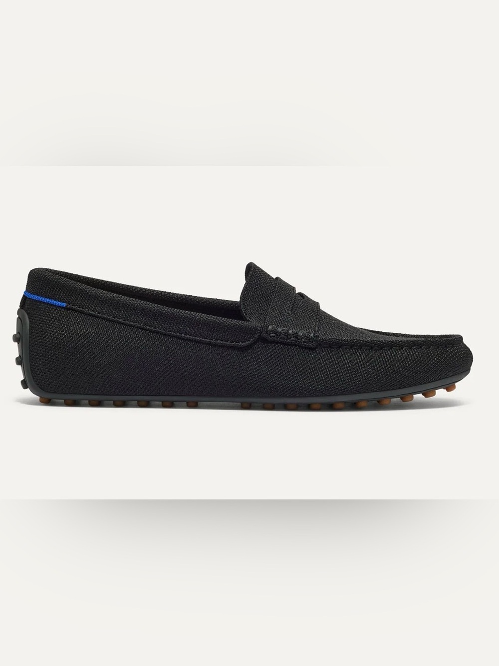 Rothy's The Driver slip-on loafer
Black w/blue piping detail sz 9.5